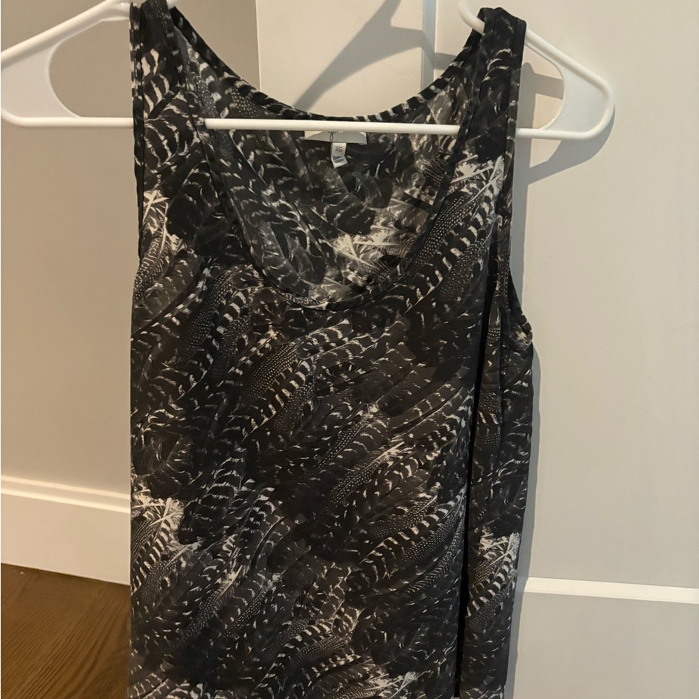 Stylish Black and Gray Women's Top